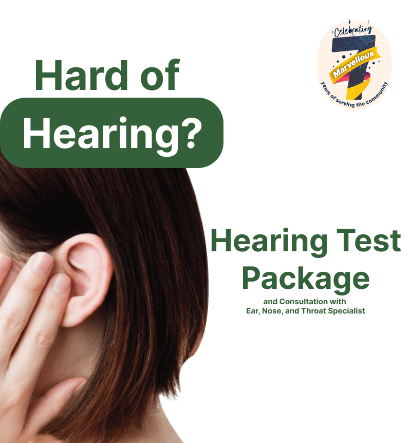 Hearing Test Package and Consultation with Ear, Nose, and Throat Specialist