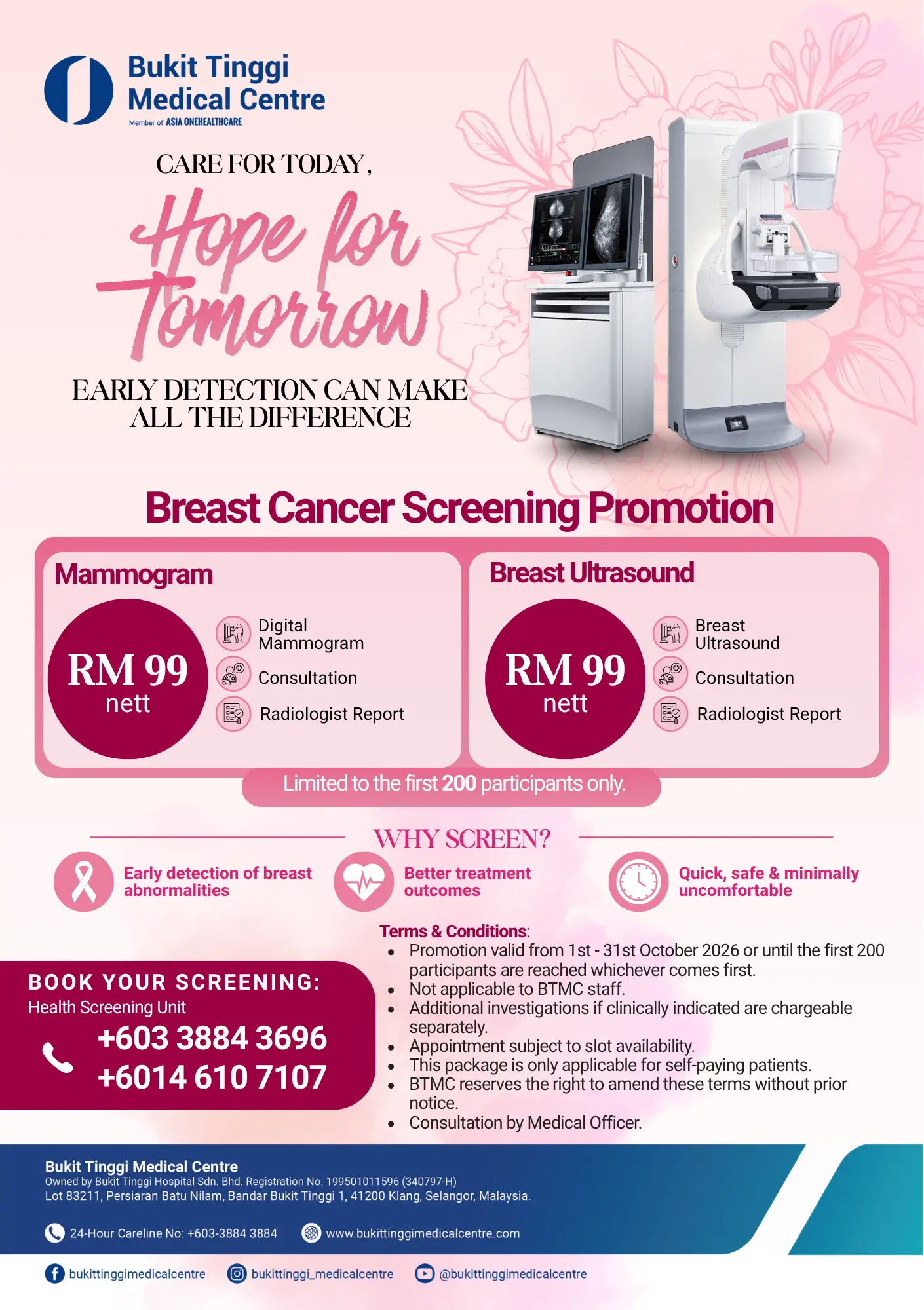 BTMC Breast Cancer Screening Promotion